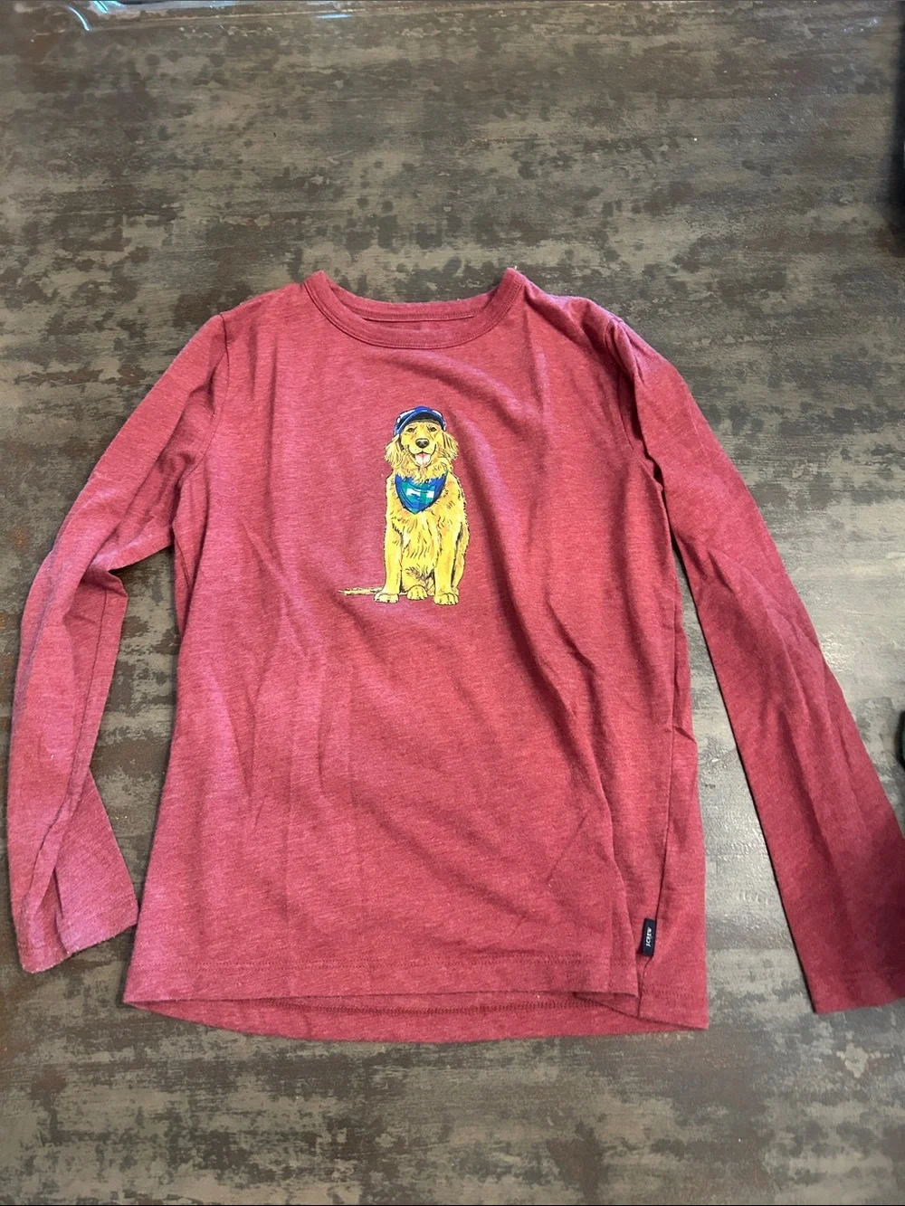 J. Crew Crewcuts Boys Size 8 Long Sleeve Cotton Graphic Tees
